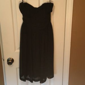 Little black strapless dress